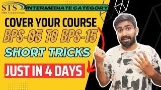 How to Cover You Intermediate Category Test || Just in 4 days
