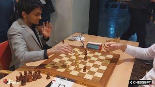 Nihal Sarin sweetly apologizes after playing a marathon endgame vs Bassem Amin| World Blitz 2021