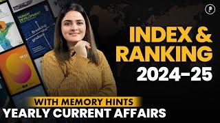 Index And Ranking 2024 | Current Affairs 2024 with Mnemonics | Parcham Classes