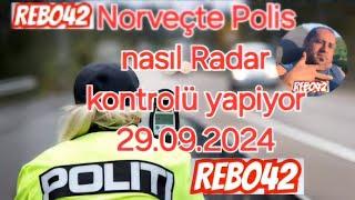 Norveçte Polis Nasıl radar kontrolü yapiyor 29.09.2024 @Rec42 @kebo42