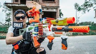 LTT Game Nerf War : Warriors SEAL X Nerf Guns Fight Crime Mr Zero Crazy Fraud Bandits