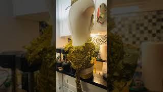 #art #fashion #crochet #handmade #couture #gold #competition #projectRunway