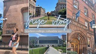 nyc vlog: touring teachers college, columbia university