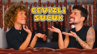 CEVİZLİ SUCUK YAPTIK