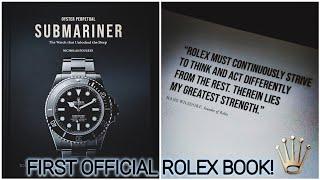 UNBOXING THE FIRST EVER OFFICIAL ROLEX BOOK! | OYSTER PERPETUAL SUBMARINER #submariner #rolex