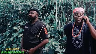 Police Fights Old Cultist in Benin - Sergeant Efosa VS Young Elder - (KingZina comedy) (Episode102)