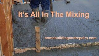 How To Mix Concrete From Scratch - Do It Yourself Construction Educational Tutorial