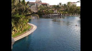 Wetter Maspalomas 17.10.24  Hotel Costa Meloneras.....von der Poolseite...Viel Wind..und Wolken...