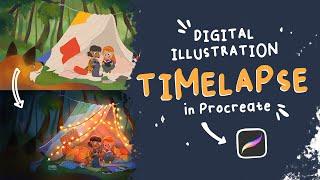 Digital Illustration Process | Procreate Timelapse