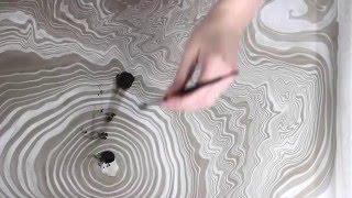 Suminagashi Paper Marbling DIY Japanese Water Marbling (How to Marble Paper)