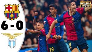 Barcelona vs Lazio 6-0 • Champions League Highlights & All Goals 2024 • Hasil Bola Tadi Malam