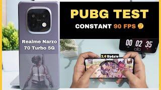 Realme Narzo 70 Turbo : PUBG Test With FPS 