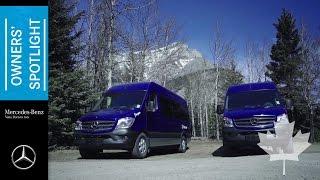 Sightseeing in Discover Banff Tours’ Sprinter passenger vans