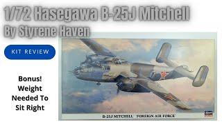 1/72 Hasegawa B-25J Mitchell Kit Unboxing & Review