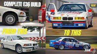 E36 Complete Track Car Build in 45 Min