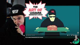 Pewdiepie Lasagna Animated lyrics (ANIMATOR REACTION)