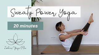 Sweaty Power Yoga Flow for Strength and Flexibility | 20min with Zohar