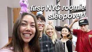 Our FIRST empty NYC apartment sleepover!