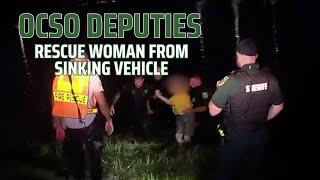 OCSO deputies rescue woman from sinking vehicle