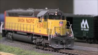 Video Review Athearn Genesis SD40M-2 with ESU LokSound