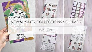 NEW Summer Collections Volume 2 Amber Plans Her Day Sticker Book | Flip Through | Release Details