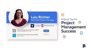 Four Quick Tips for Project Management Success