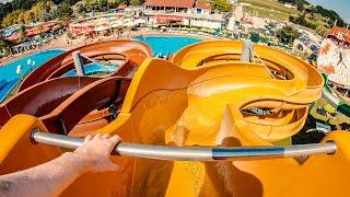 Painful BOA Water Slide at Aqualuna Water Park