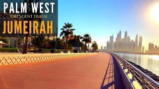 Palm Jumeirah - West Crescent Complete Walk | 4K | Dubai Tourist Attraction | Mytravelc vlogs