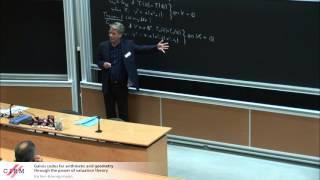 Jochen Koenigsmann : Galois codes for arithmetic and geometry via the power of valuation theory