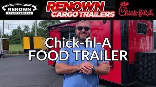 Chick-fil-A Food Trailer | Enclosed Cargo Trailer | Concession Trailer | Renown Cargo Trailers