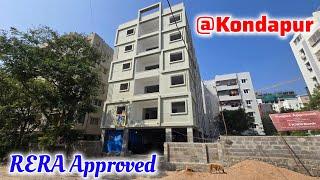 Direct Builder || East & West Facing || Brand New 3 Bhk Flats For Sale || RERA Approved || @Kondapur