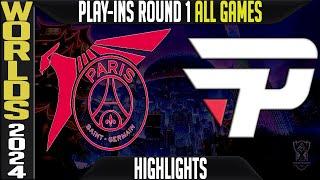 PSG vs PNG Highlights ALL GAMES | Worlds 2024 Play Ins Round 1 | PSG Talon vs Pain Gaming