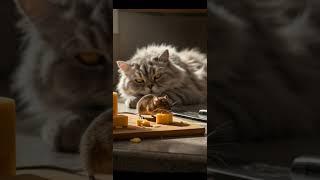 Hello, food. #catandmouse