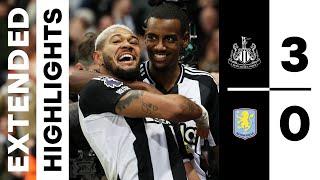 Newcastle United 3 Aston Villa 0 | Premier League Highlights