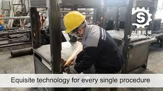 Sojet Machinery - pillow compress packing welding process