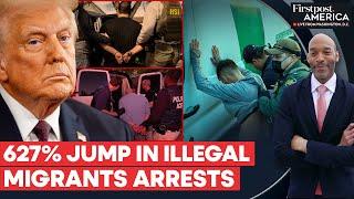 Trump Administration Reports 627% Jump in Illegal Migrants Arrests By ICE | Firstpost America | N18G