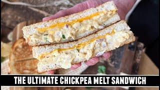 The ULTIMATE Chickpea Melt Sandwich | CRAZY Good 15 Minute Recipe