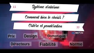 comment bien choisir son système d'alarme ? créons ensemble une matrice de notation simplifiée