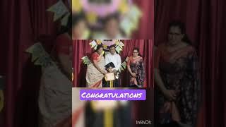 Pragya graduation party l Promoted to class 1 #humkisisekumnahin #kids #kidsvideos #viralkidsvideo