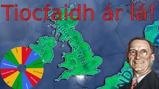 Ireland COLONIZES Britain - HOI4 Countries Wheel