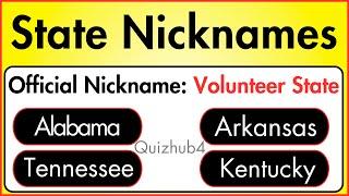 "Guess the State by Its Nickname – Trivia Fun!" |  U.S. State Nicknames