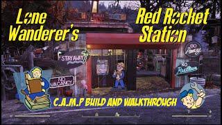 Lone Wanderer's Red Rocket Station - C.A.M.P Build and Walkthrough