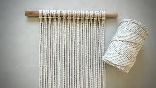 Macrame - Simple Macrame Wall Hanging - Macrame Tutorial