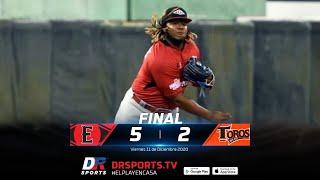 Resumen Leones del Escogido vs Toros del Este | 11 DIC 2020 | Serie Regular Lidom