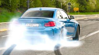 BEST OF Cars Leaving Nürburgring Tankstelle 2023 - Burnouts, Drifts, Funny Moments, Fails!