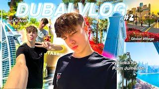 DUBAI VLOG #2  | Global Village, Palm Jumeirah & Dubai Marina!  | CAREL