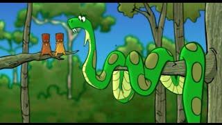 Kids Learning Vocabulary With The Green Anaconda Song