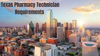 Texas Pharmacy technician requirements| Its Dricaaa