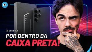 O que vem na caixa do S25 Ultra vale a pena? Unboxing e hands-on do topo de linha da Samsung de 2025