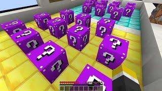 Minecraft MAGENTA LUCKY BLOCK vs ROBO-GUNNER